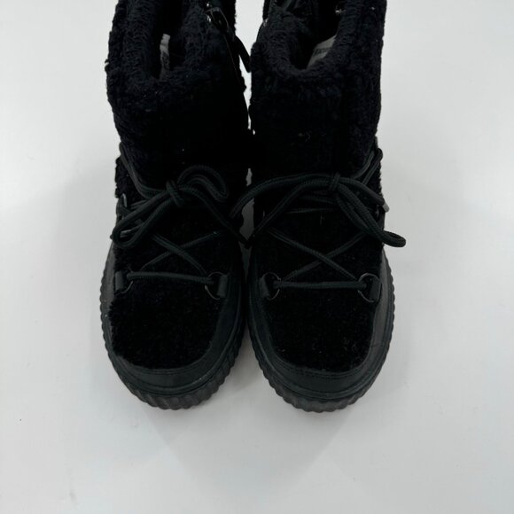 Pajar NWOT Ceria Shearling Waterproof Black Winter Boots Size 5.5 or 36 - Picture 2 of 14